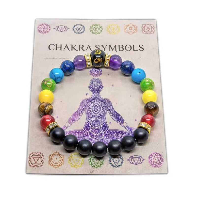 Bracelet 7 Chakras : Équilibre et Zenitude