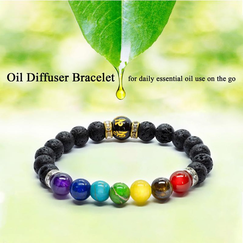 Bracelet 7 Chakras : Équilibre et Zenitude