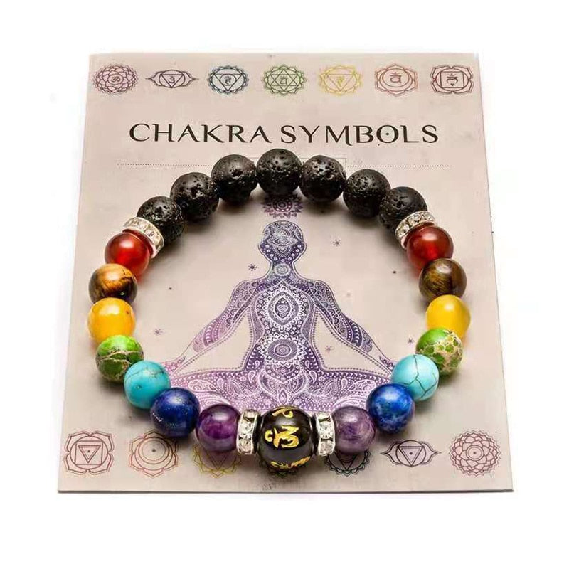 Bracelet 7 Chakras : Équilibre et Zenitude