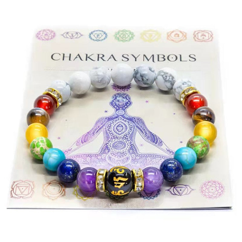 Bracelet 7 Chakras : Équilibre et Zenitude