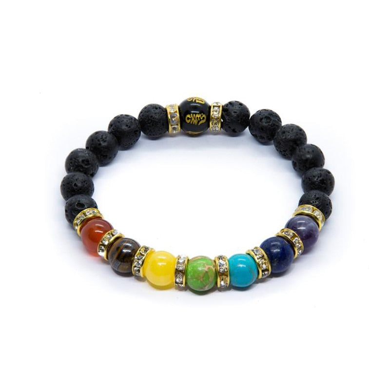 Bracelet 7 Chakras : Équilibre et Zenitude